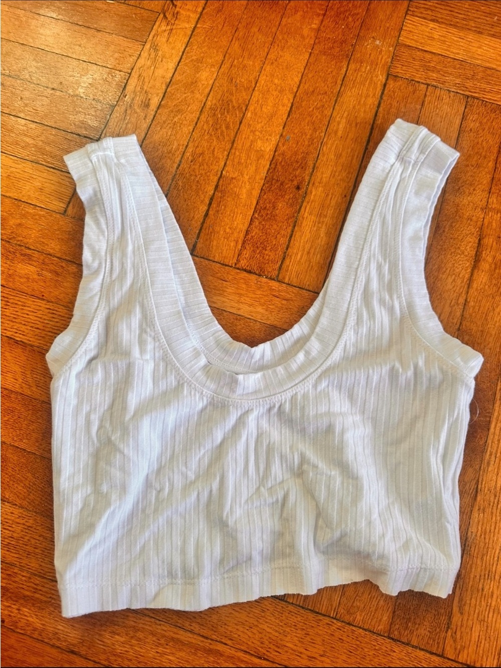 Free people FP movement blissed out brami tank ribbed xs white